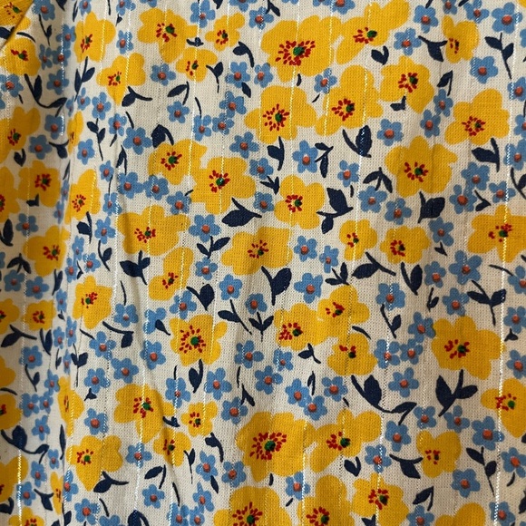 Pink Chicken Yellow and Blue Michelle Floral Dress XS - Picture 7 of 7